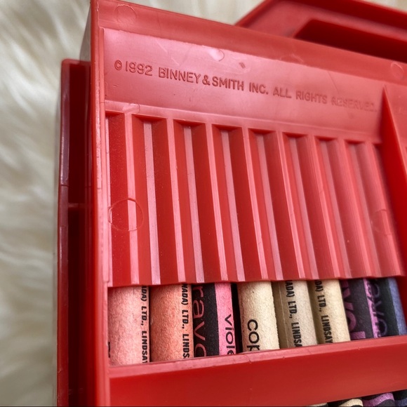 Crayola Other 992 Vintage Crayola Indian Red Mulberry Crayons Discontinued Poshmark